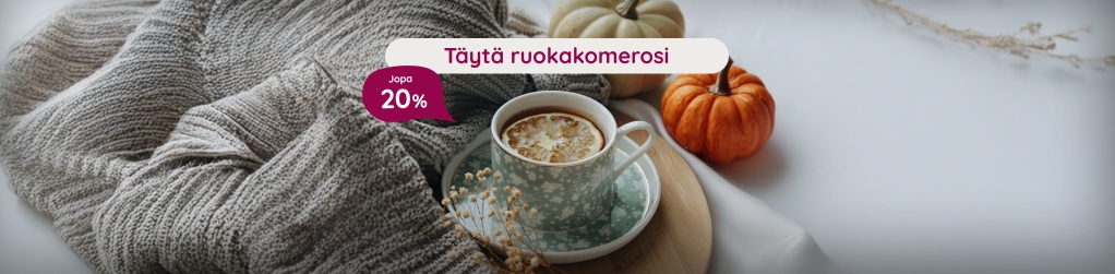 Tyt ruokakomerosi jopa 20 %
